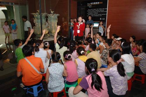 河南博物院中小学校外教育被树为省会典范-博